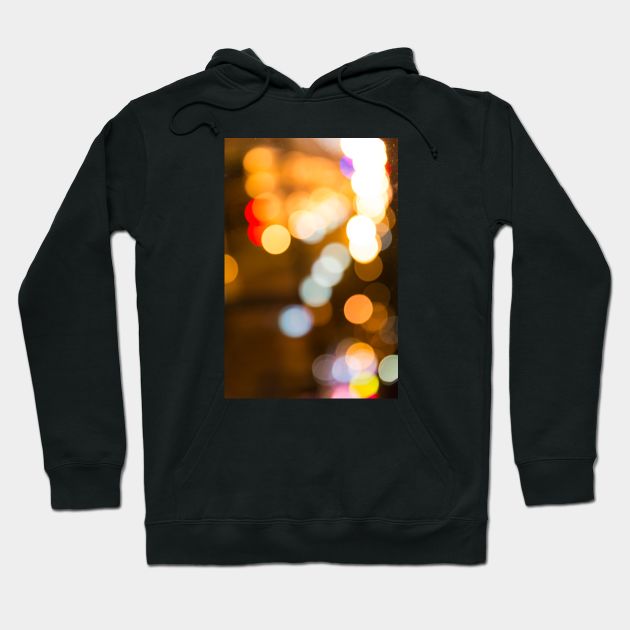 Artistic design of colorful lights Hoodie by textural